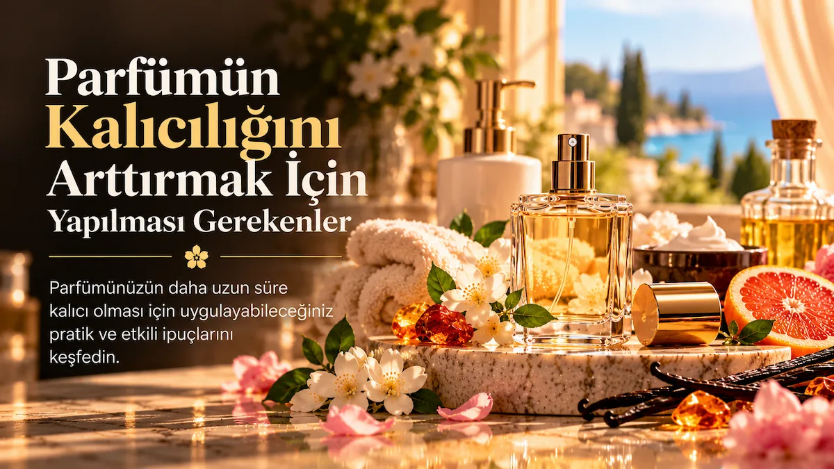 Parfüm'ün Kalıcılığını Arttırmak İçin Yapılması Gerekenler